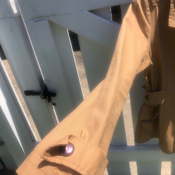 Anthropologie Sunner fawn color lightweight jacket, Medium, EXCELLENT CONDITION - Picture 9 of 9